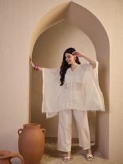 Women Self Design Tunic with Palazzos