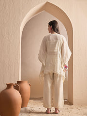 Women Self Design Tunic with Palazzos