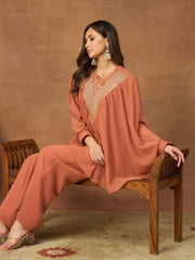 Bling & Sparkly Embellished Tunic with Palazzos