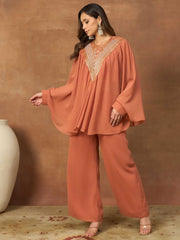 Bling & Sparkly Embellished Tunic with Palazzos