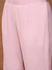 Romantic Florals Embroidered Tunic with Palazzos
