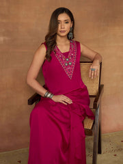 Embroidered Tunic with Palazzos