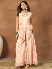 Floral Printed Top with Palazzos