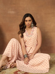 Floral Printed Top with Palazzos