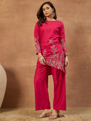 Embroidered Tunic with Palazzos