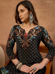 Silk Printed Tunic with Palazzos
