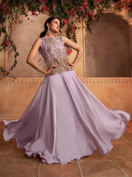 Bling & Sparkly Embellished Top with Palazzos