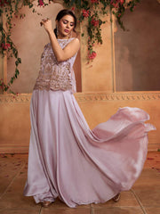 Bling & Sparkly Embellished Top with Palazzos
