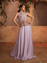 Bling & Sparkly Embellished Top with Palazzos
