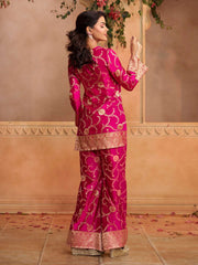 Floral Embroidered Tunic with Palazzos
