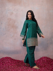 Chanderi Printed Tunic with Palazzos