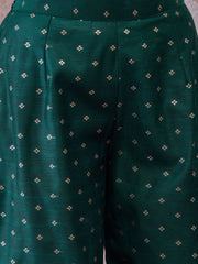Chanderi Printed Tunic with Palazzos