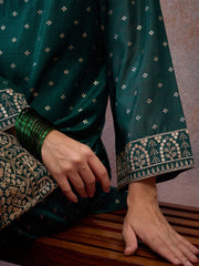 Chanderi Printed Tunic with Palazzos