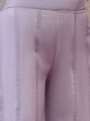 Floral Organza Embroidered Top with Palazzos