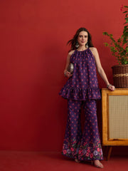 Printed Top with Palazzos