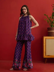 Printed Top with Palazzos