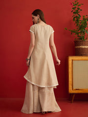 Linen Solid Top with Palazzos