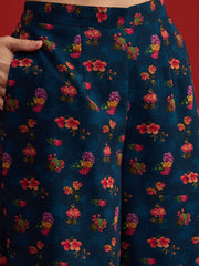 Floral Printed Top with Palazzos