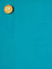 Turquoise Embroidered Unstitched Dress Material