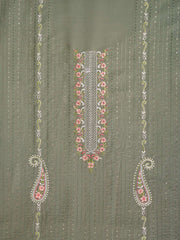 Embroidered Unstitched Dress Material