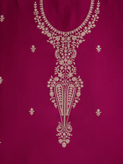 Floral Embroidered Unstitched Dress Material