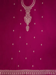 Floral Embroidered Unstitched Dress Material