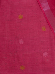 Floral Embroidered Linen Unstitched Dress Material