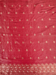 Floral Woven Design Zari Unstitched Dress Material