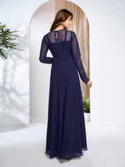 Sequinned Embroidered A-Line Ethnic Dress