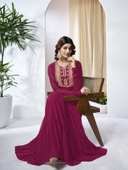Embroidered Tiered Maxi Dress