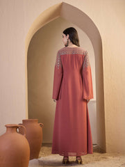 Women Ethnic Motifs Sequinned Embroidered Ethnic Dress