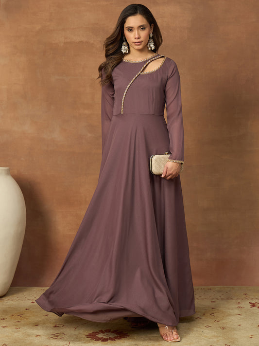 Round Neck Ethnic Dresses