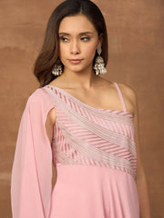 Embellished One Shoulder Gown Ethnic Dresses