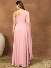 Embellished One Shoulder Gown Ethnic Dresses