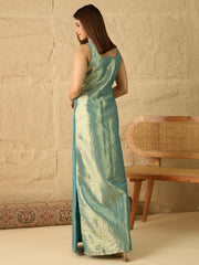 Square Neck Maxi Ethnic Dresses