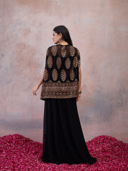Shoulder Straps Maxi Dress With Jacket