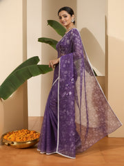 Floral Organza Saree