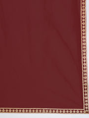 Embroidered Semi-Stitched Lehenga & Blouse With Dupatta