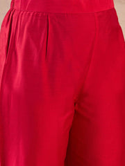 Women Abstract Printed Kurta with Trousers & Dupatta