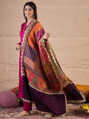 Women Ethnic Motifs Embroidered Anarkali Kurta with Trousers & Dupatta
