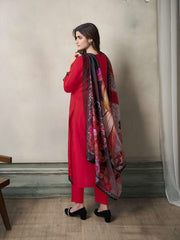 Women Floral Printed Regular Kurta with Trousers & With Dupatta