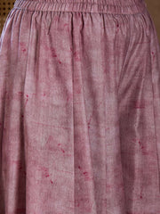 Women Floral Print Regular Linen Kurta Sets With Dupatta
