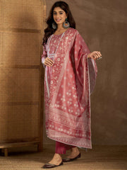 Women Floral Printed Gotta Patti Kurta with Trousers & Dupatta Kurta Sets
