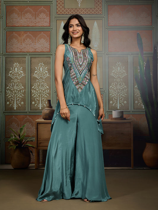 Embroidered Tunic Trouser