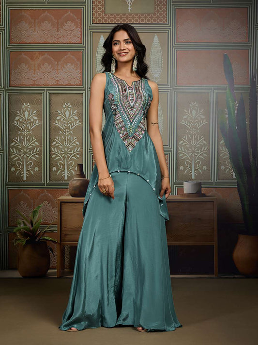 Embroidered Tunic Trouser