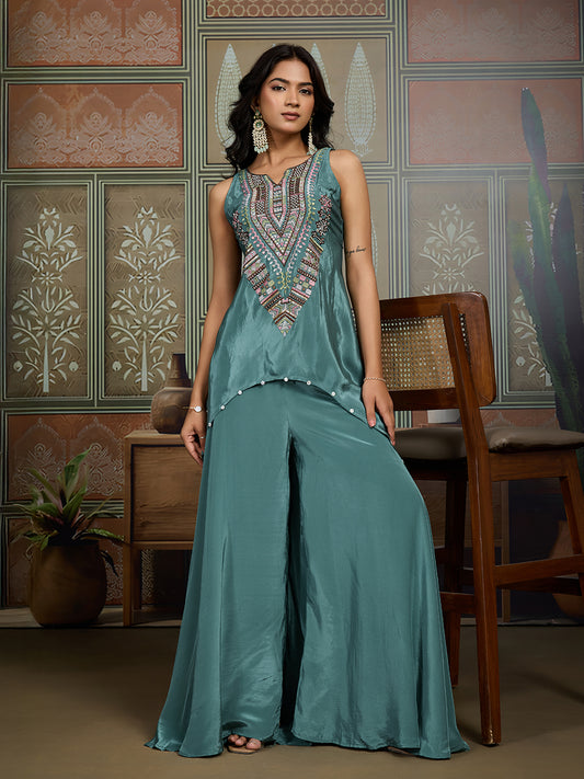 Embroidered Tunic Trouser