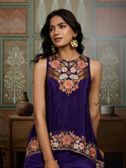 Embroidered Top & Trouser