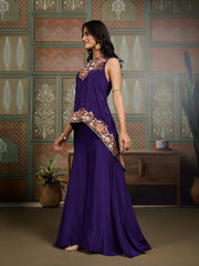 Embroidered Top & Trouser