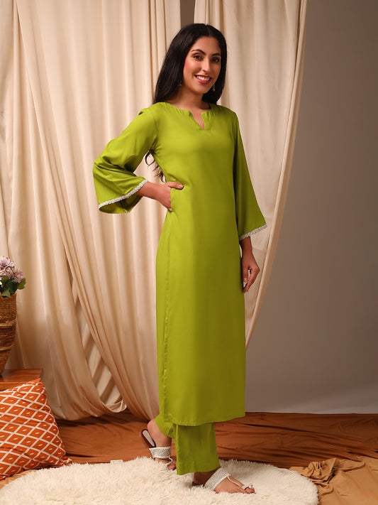 Women Regular Kurta with Trousers