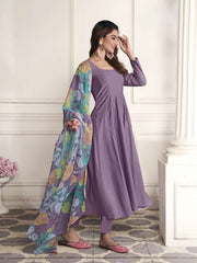 Women Empire Kurta with Trousers & With Dupatta